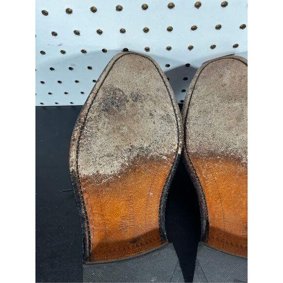 Allen Edmonds Soho Black Soho Cap Toe Lace Up Balmoral Size 8 1/2 - Picture 15 of 16